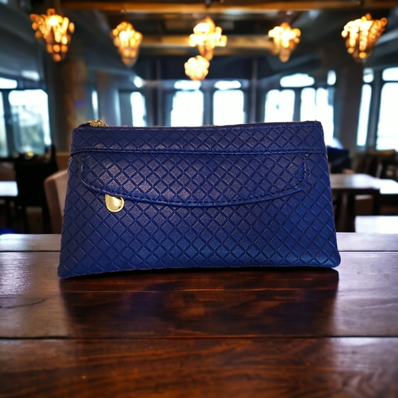 Small women clutch Royal Blue - Picture 3 of 8